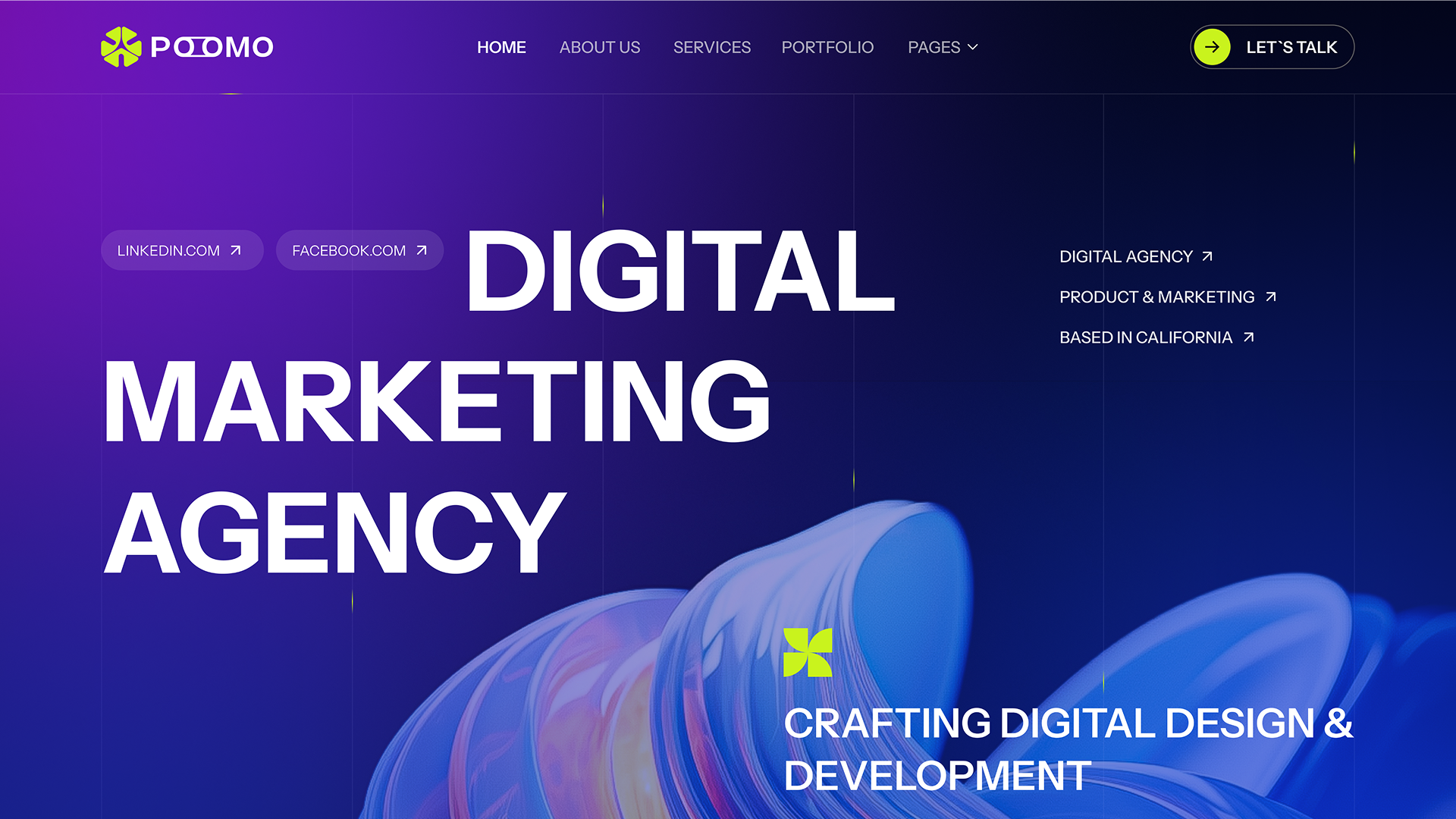 Poomo weblow template 