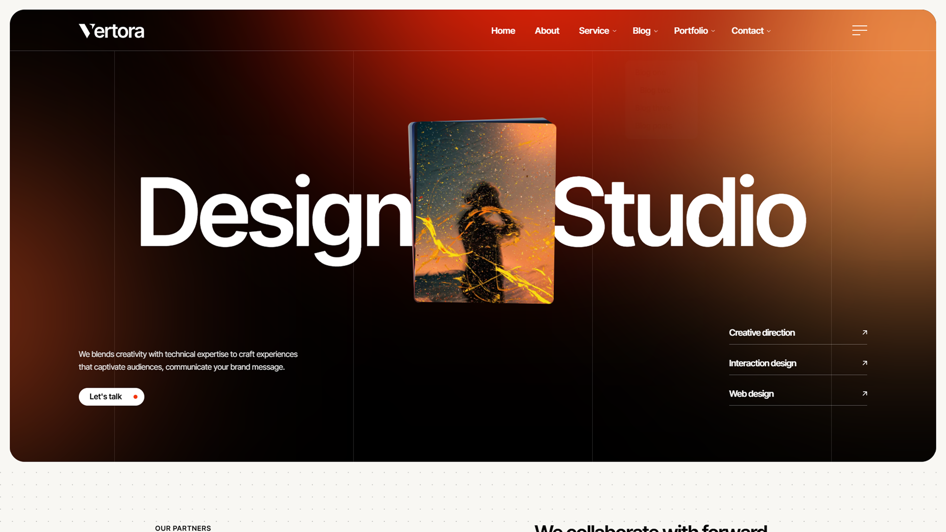 Vertora Webflow template 