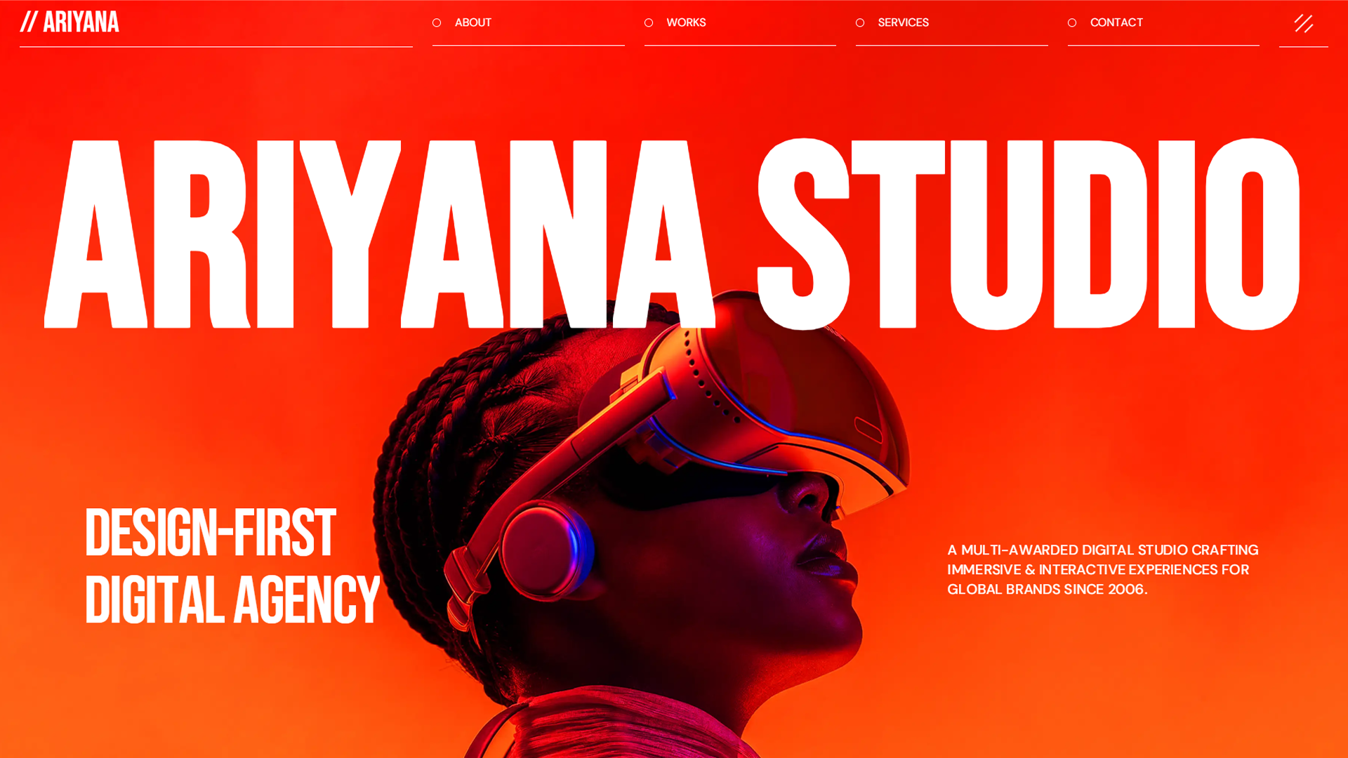 Ariyana webflow template 