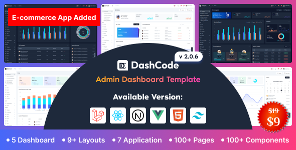 DashCode - Admin Dashboard Template